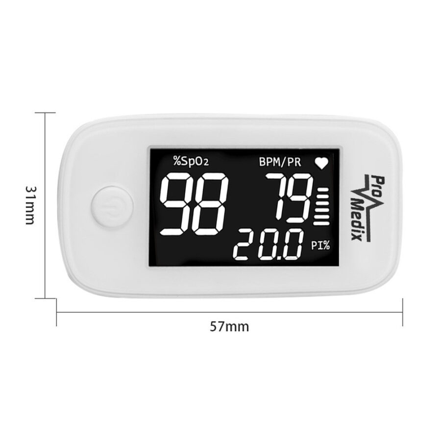 Promedix PR-870 Ujjra csíptethető orvosi pulzoximéter 1.5” HD LED kijelzővel - Image 7