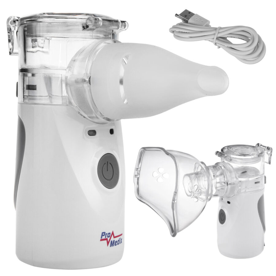 Promedix PR-835 Hordozható Vezeték Nélküli Inhalátor Nebulizátor Készlet Maszkokkal - Image 9