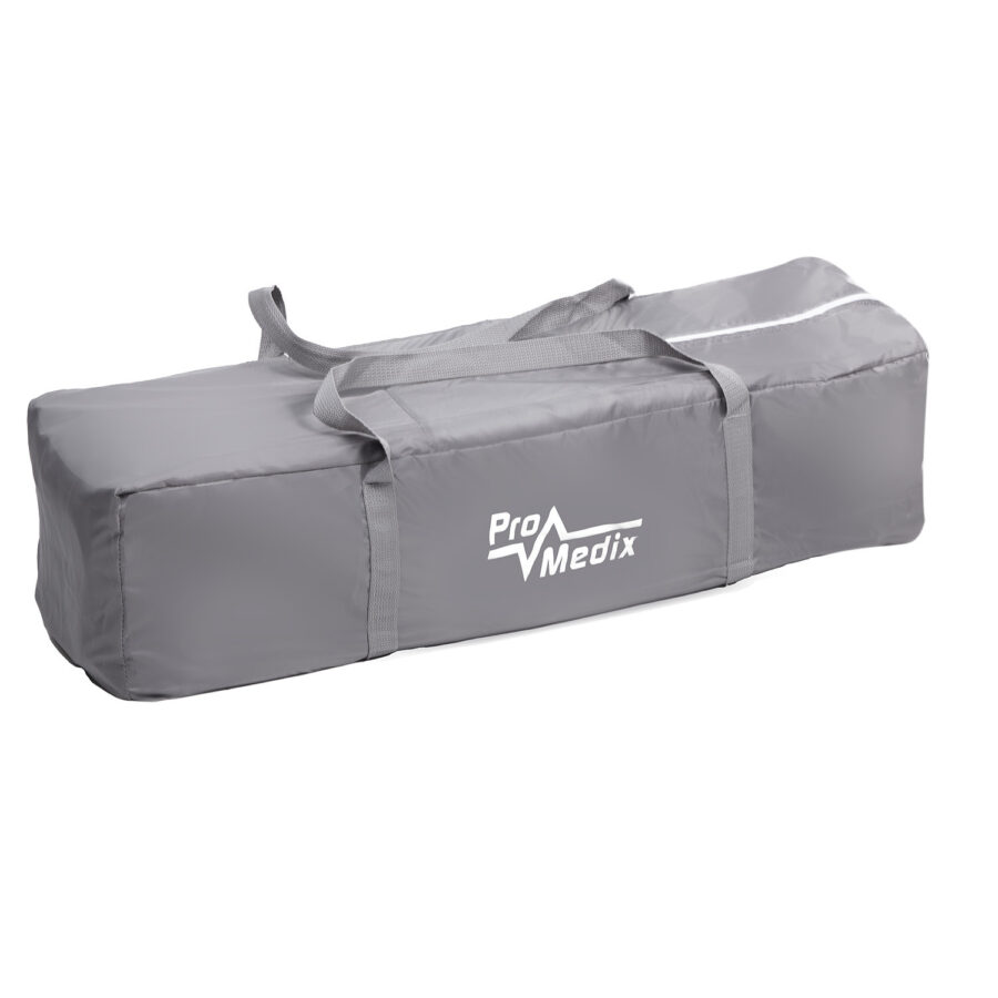 Promedix PR-803 G Szürke Utazó Babaágy 125x65x74cm, Kerekekkel és Védőhuzattal - Image 8