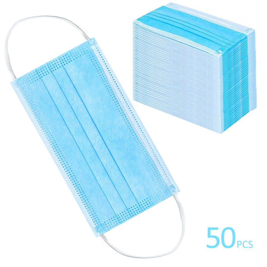 Promedix PR-205 Egyszer használatos FFP2 maszk - 50 db-os készlet - kék színű személyi védőmaszkok - Image 2