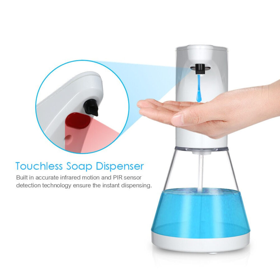 Promedix PR-530 Automata Szappan- és Fertőtlenítőszer Adagoló, 480ml, 4xAA Elemről Működik - Image 4