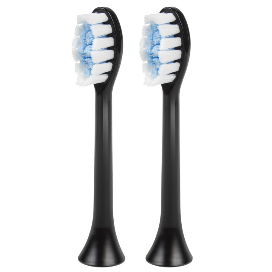 Promedix PR-740 Sonic Fogkefe, fekete, 5 üzemmód, időzítő, akkumulátor töltöttségjelző, 2 fej, USB kábel - Image 3